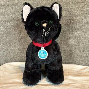Build‎ A Bear Stuffed Cat Green Eyes Promise Pets Retired Build-A-Bear BAB Plush